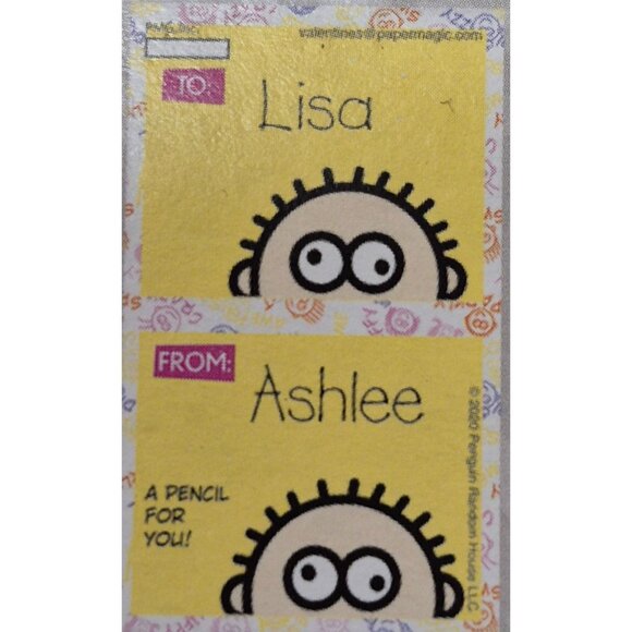 Way to Celebrate 16CT MadLib Valentine Exchange Cards with Pencils - Picture 11 of 12